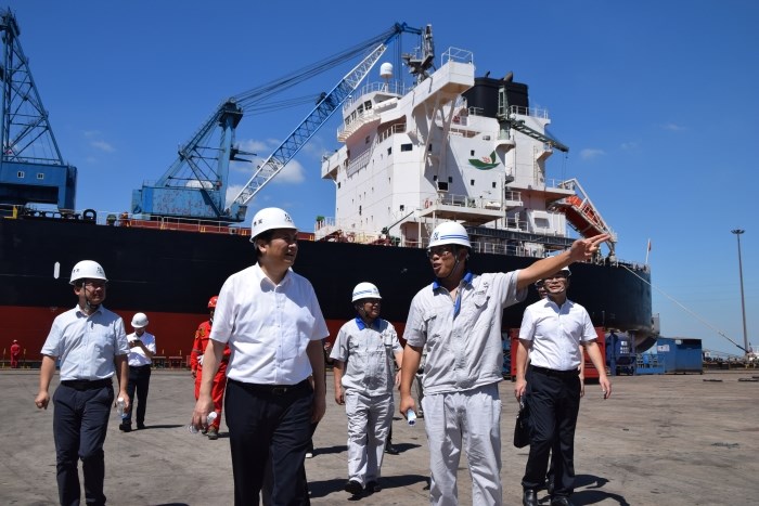 副省長(zhǎng)胡偉一行調(diào)研華豐船舶